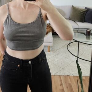 velvet grunge goth whimsigoth boho hippie indie urban crop tank cami top